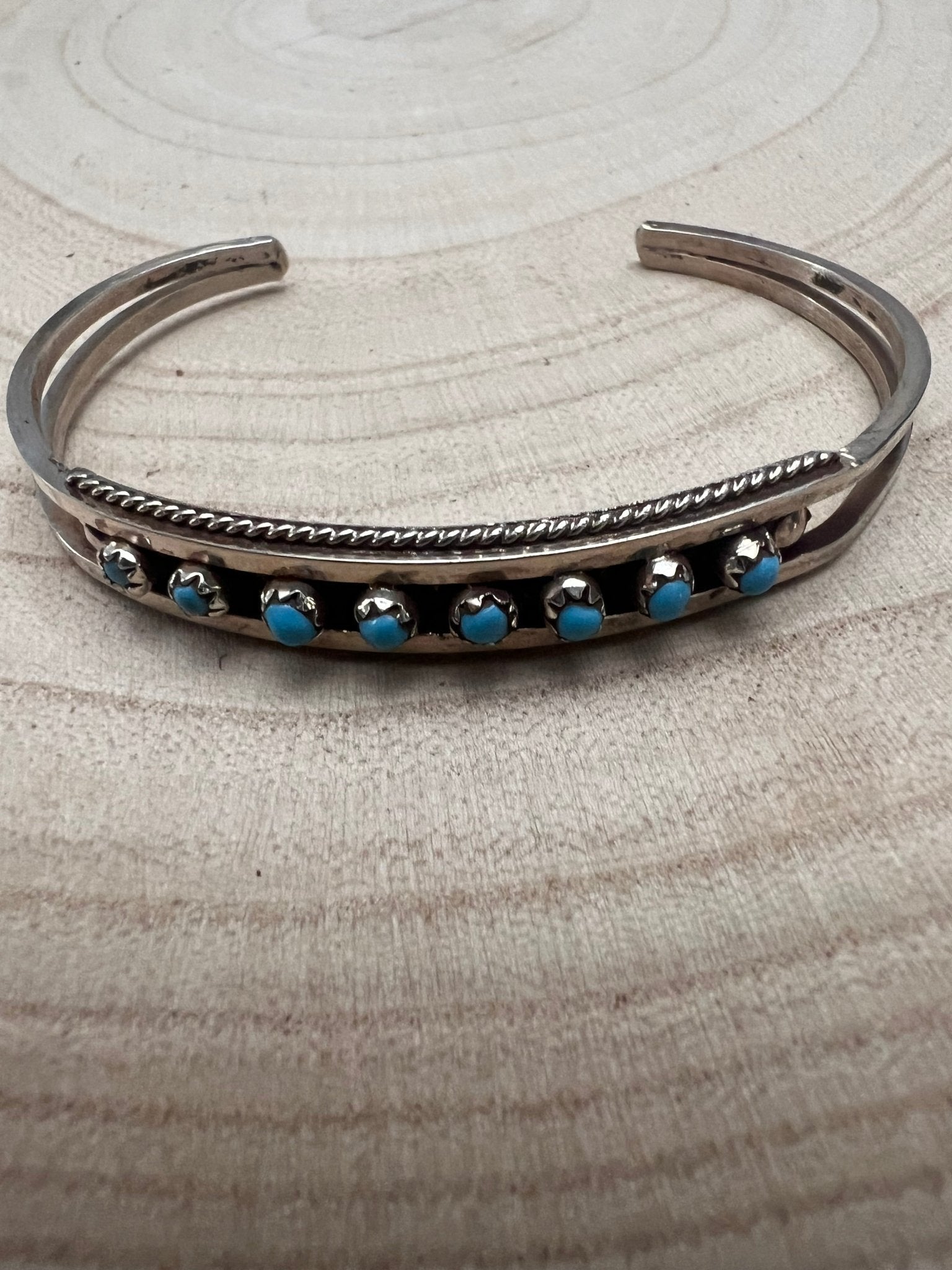 Susie Livingston Turquoise & Sterling Silver Bracelet