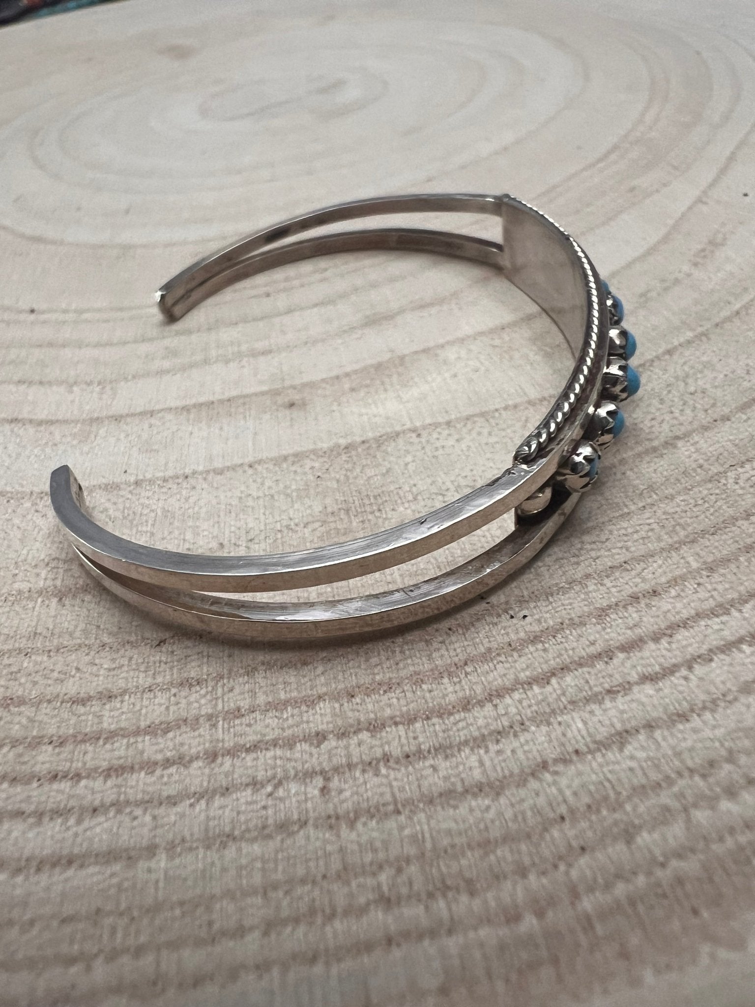 Susie Livingston Turquoise & Sterling Silver Bracelet